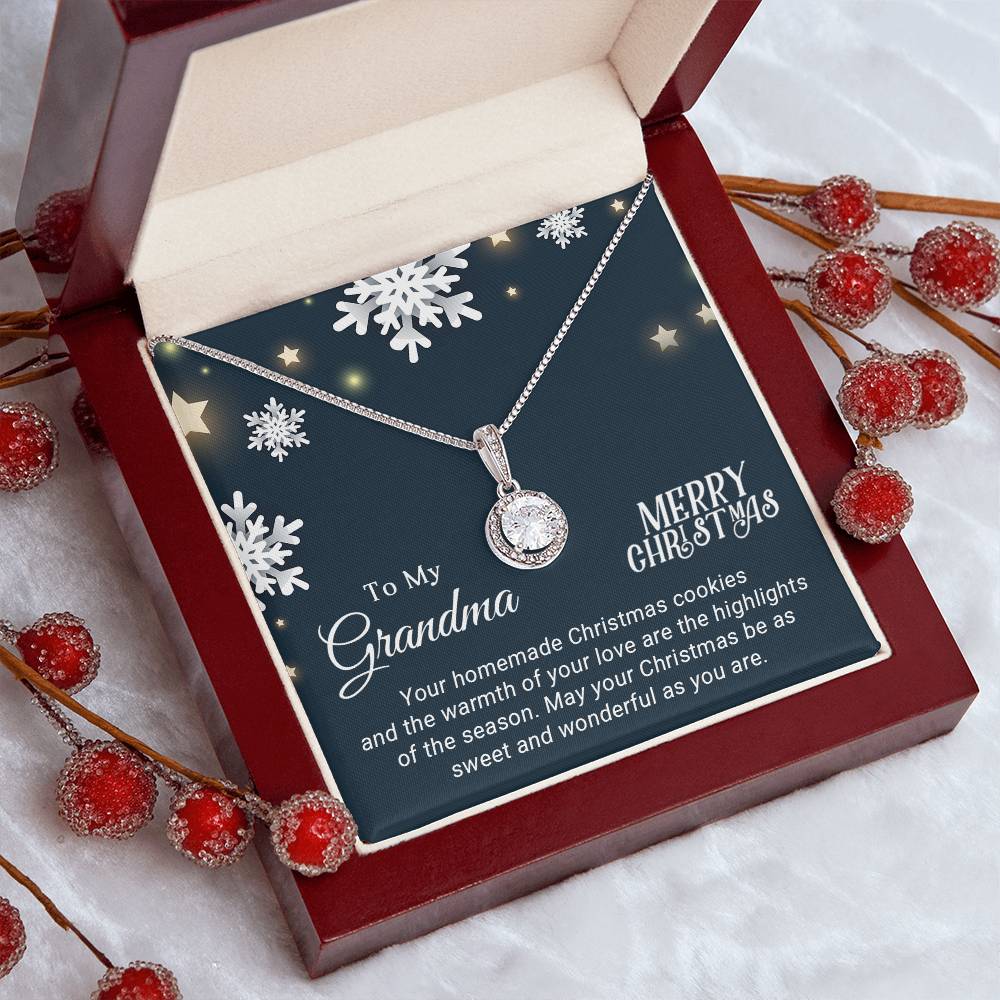 Grandma - Sweet and Wonderful - Christmas Gift - Eternal Hope Necklace