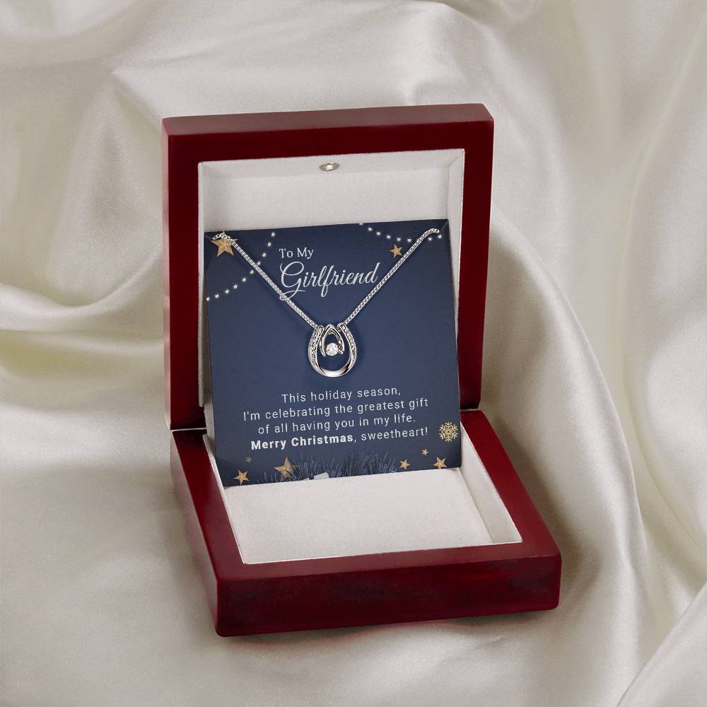 Girlfriend - Sweetheart - Christmas Gift - Lucky In Love Necklace