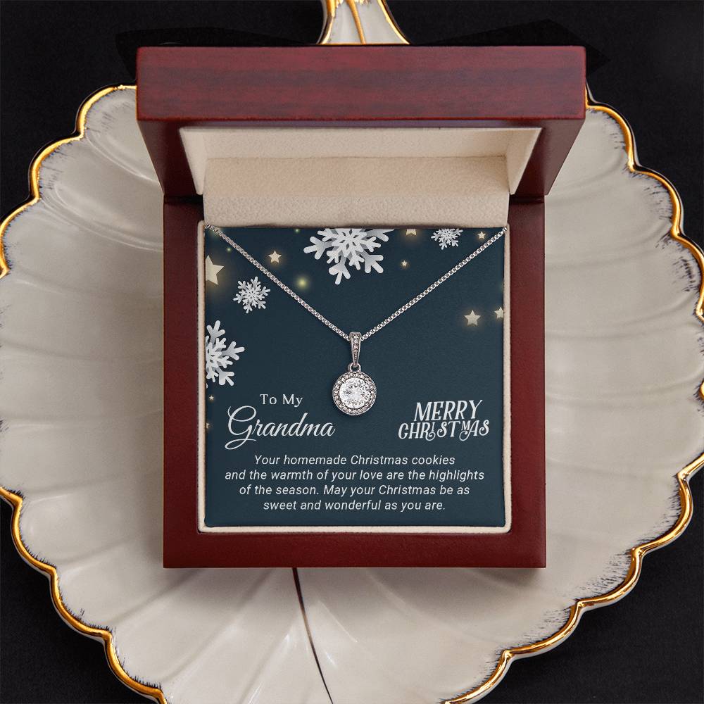 Grandma - Sweet and Wonderful - Christmas Gift - Eternal Hope Necklace