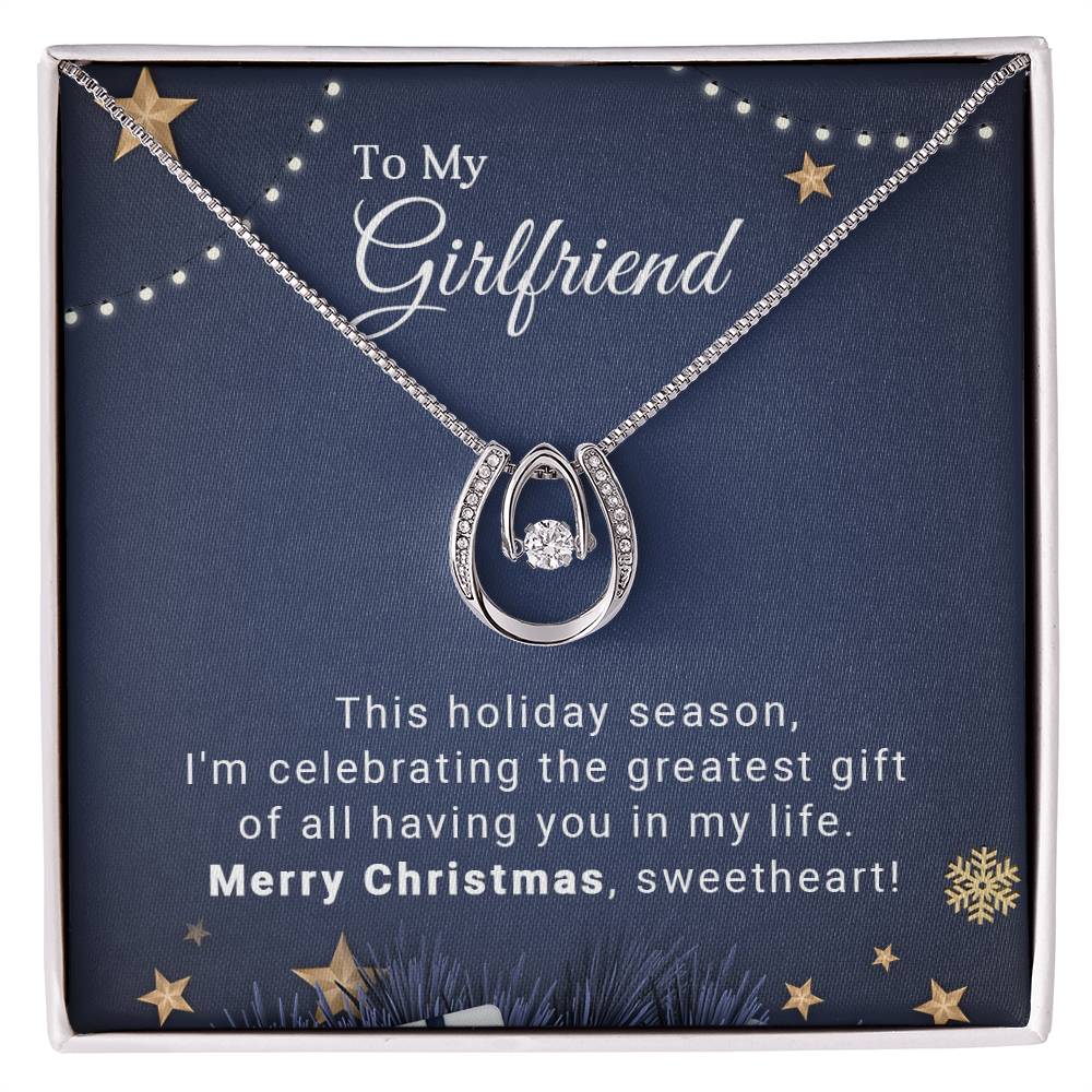 Girlfriend - Sweetheart - Christmas Gift - Lucky In Love Necklace