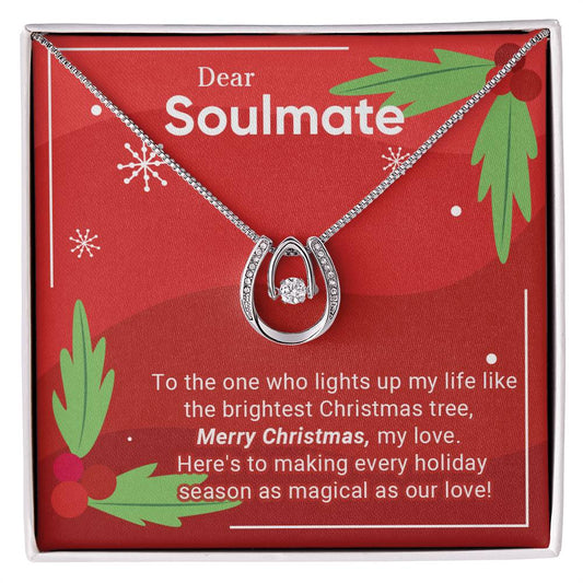 Soulmate - The One - Christmas gift - Lucky In Love Necklace