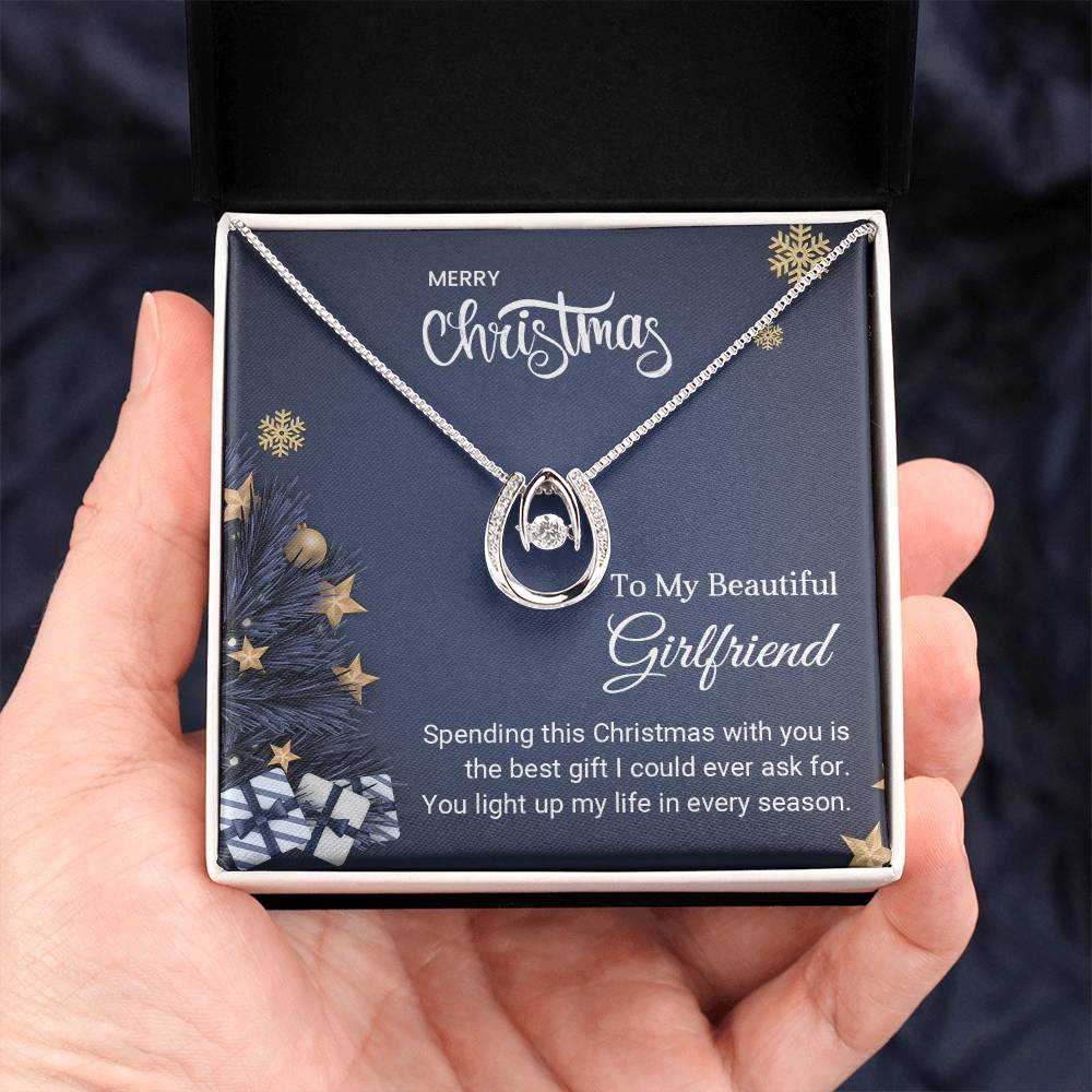 Girlfriend - Light up my life - Christmas gift - Lucky In Love Necklace