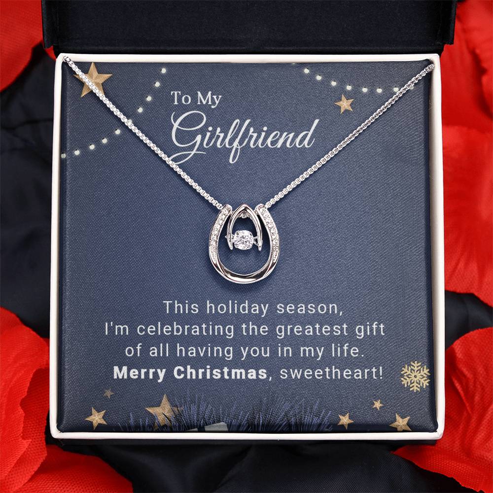 Girlfriend - Sweetheart - Christmas Gift - Lucky In Love Necklace