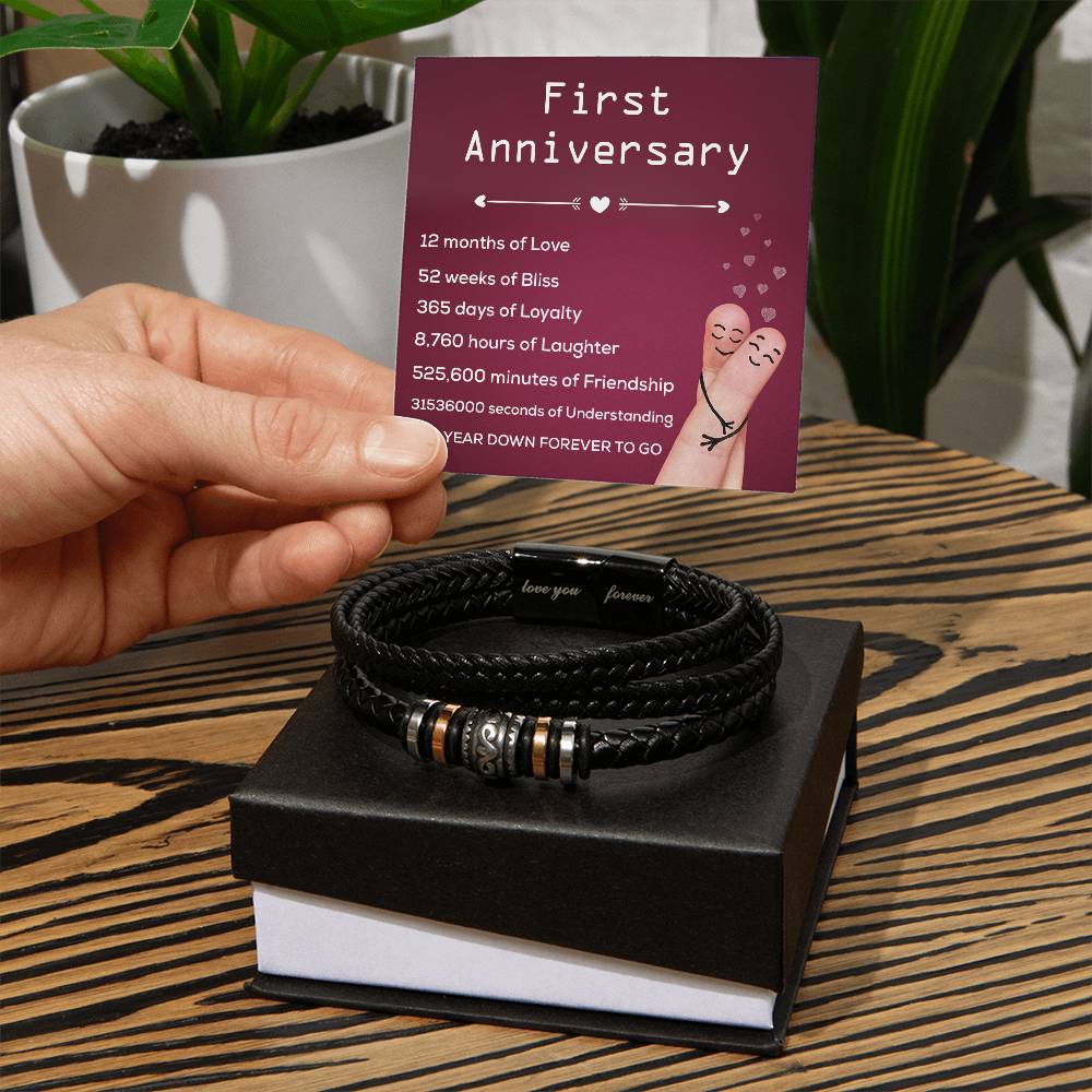 Best Anniversary Gift - Love You Forever Bracelet