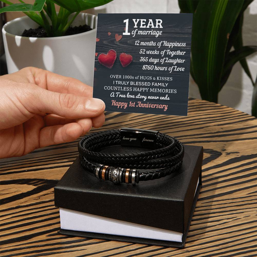 Best Anniversary Gift - Love You Forever Bracelet