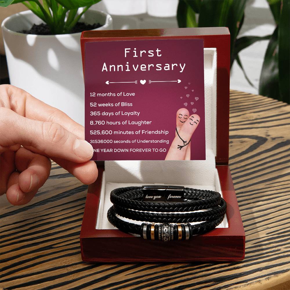 Best Anniversary Gift - Love You Forever Bracelet