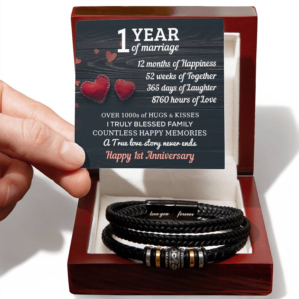Best Anniversary Gift - Love You Forever Bracelet