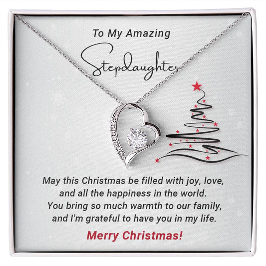 Stepdaughter - Filled with Love - Christmas gift - Forever Love Necklace