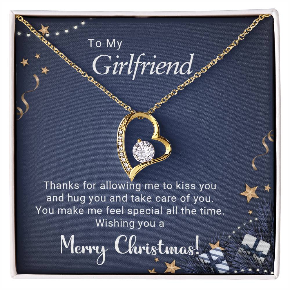 Girlfriend - Kiss - Christmas Gift - Forever Love Necklace