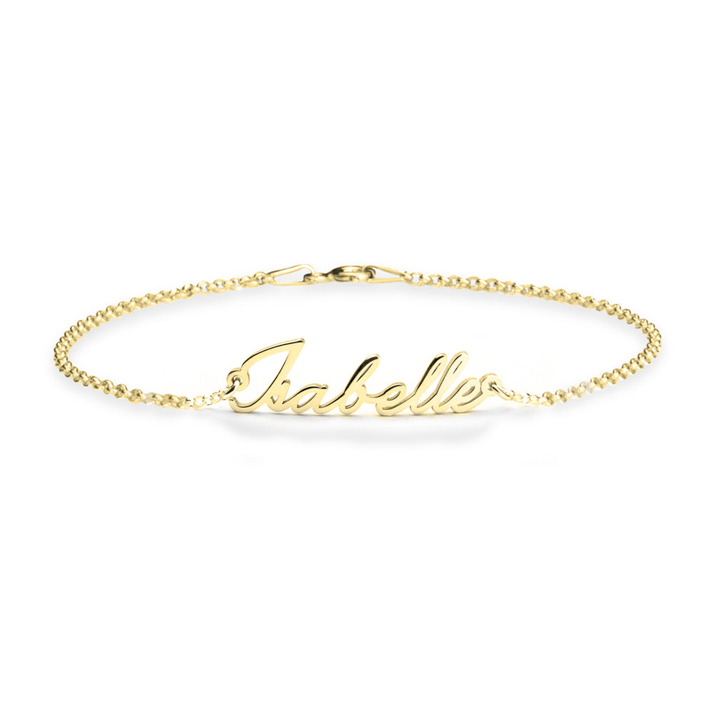 Custom Dainty Name Bracelet