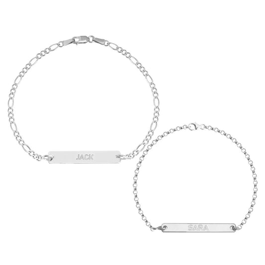 Engraved Matching Bracelets for Couples